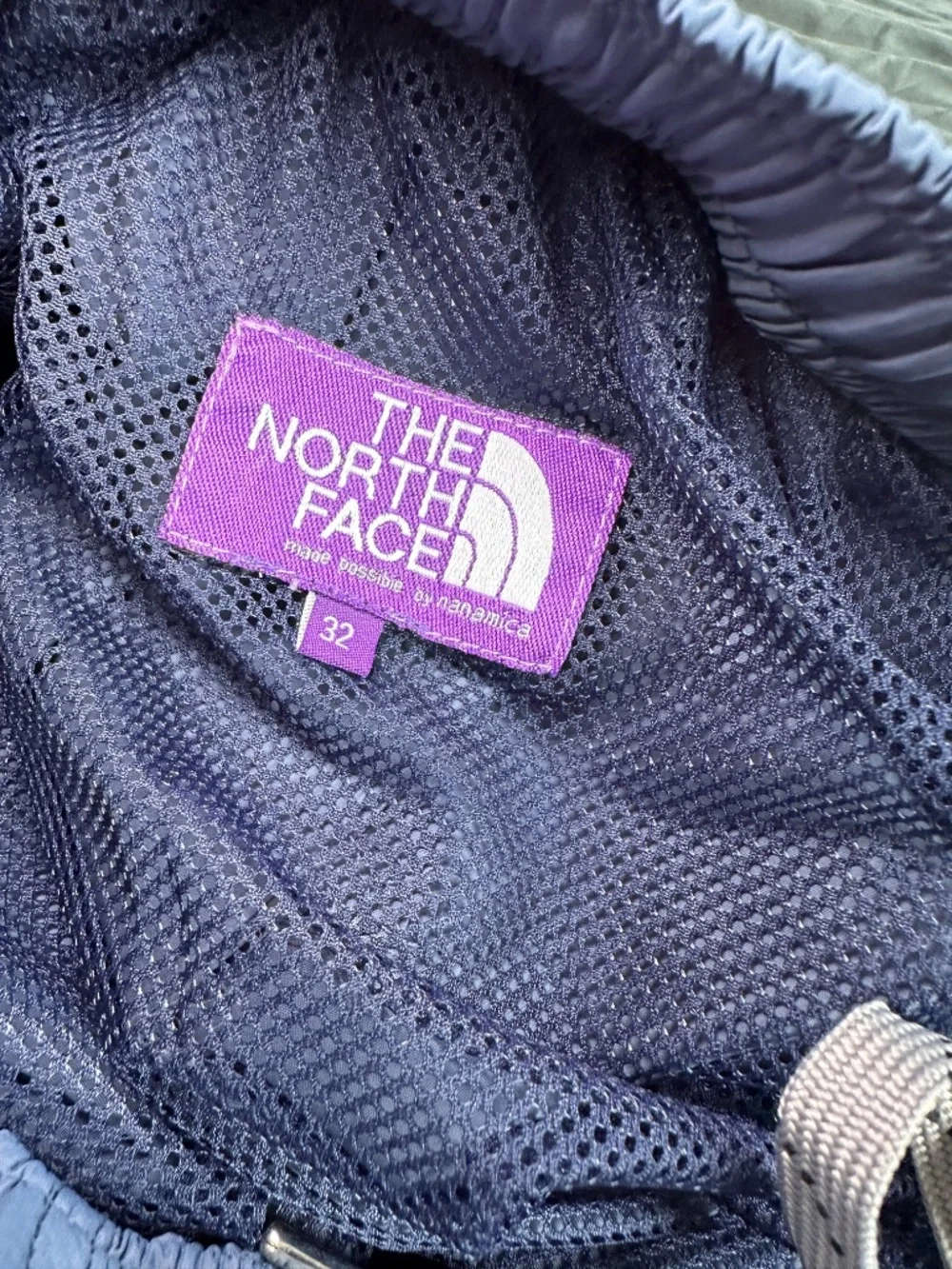 The North Face x Nanamica Purple Label Blue Shorts, size M waist 32